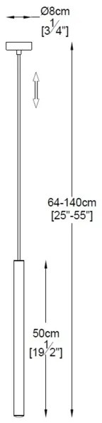 Lustră LED pe cablu LOYA LED/5W/230V Zuma Line P0461-01A-F4F4