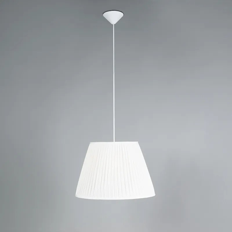 Lampă suspendată retro crem 45 cm - Plisse