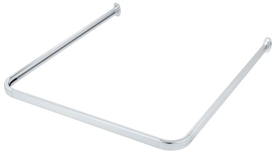 Bară pentru perdea de duș argintiu-lucios Era – Wenko