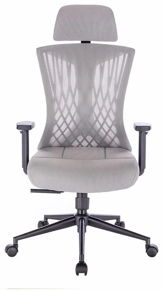 Scaun rotativ ergonomic de birou Ergomax gri deschis