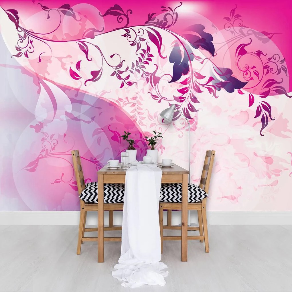 Fototapet - Arta din flori - abstact (152,5x104 cm)