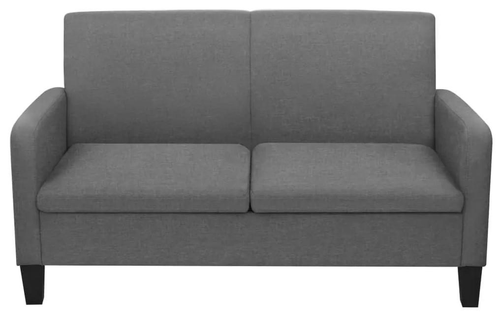 Canapea cu 2 locuri, 135 x 65 x 76 cm, gri inchis Morke gra, Canapea cu 2 locuri