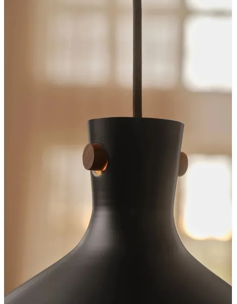 Nordlux - Pendul pe cablu DORINA 1xE27/60W/230V, negru, Ø 45 cm