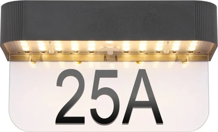 Aplica solara LED iluminat numar de casa IP54 SOLAR