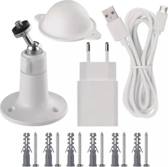 Cameră de supraveghere inteligentă de exterior cu senzor de mișcare GoSmart 5V IP65 Wi-Fi Tuya