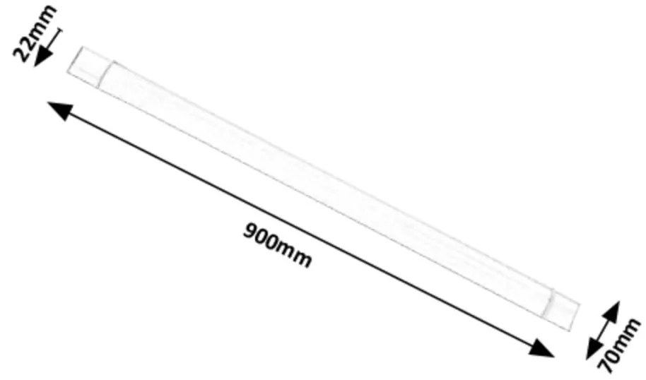 Lampa LED aplicata de mobila bucatarie Batten Light 90cm