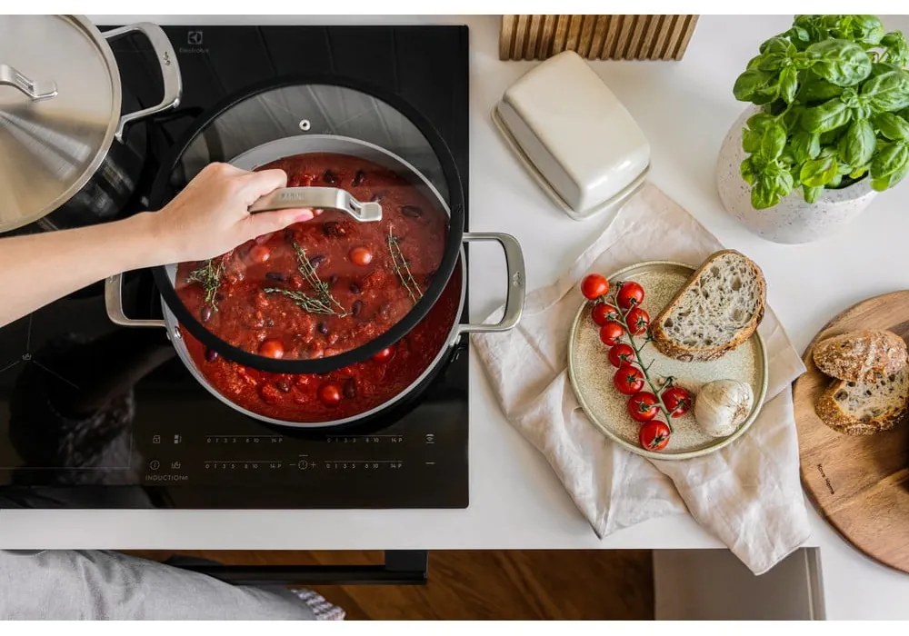 Tigaie cu capac/cu suprafață ceramică ø 28 cm tegame Meda 3.0 – FABINI