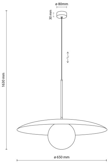 Lustră pe cablu SLATE 1xE27/15W/230V d. 65 cm verde