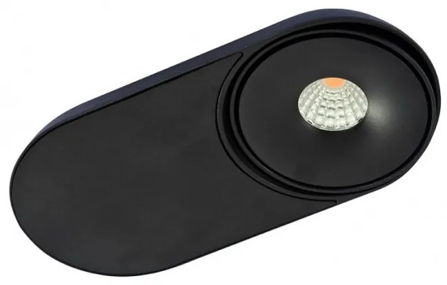 Spot LED modern directionabil aplicat tavan/plafon TORONTO 1 negru