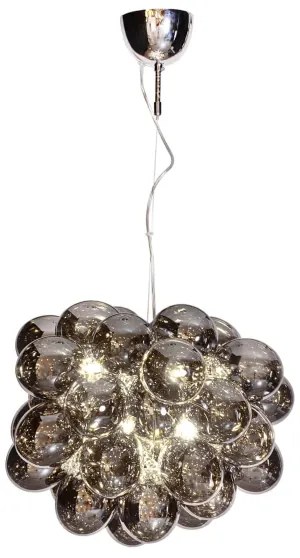 Lustră pe cablu ByRydens 4200440-4505 GROSS 8xG9/4W/230V fumuriu/negru