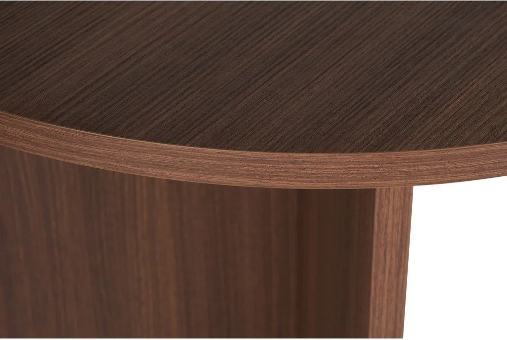 Masă de dining cu aspect de lemn de nuc 89,5x180 cm Sablin – Kalune Design