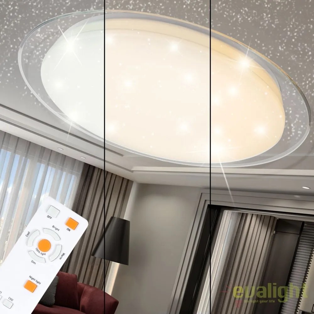 Plafoniera LED cu telecomanda design modern Optima 30W 41310-30 GL