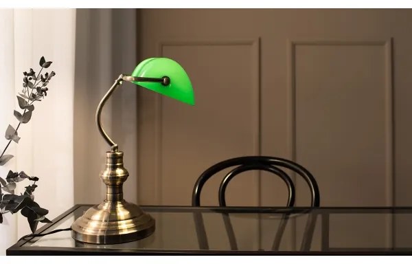 Markslöjd 105931 - Lampă de masă BANKERS 1xE14/40W/230V