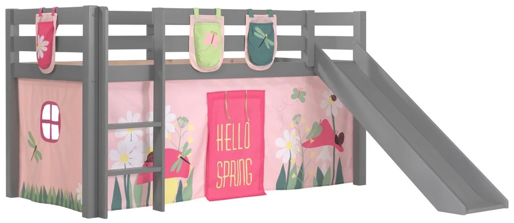 PINO PAT SEMI-INALT + slide, perdea și 3 buzunare Spring.