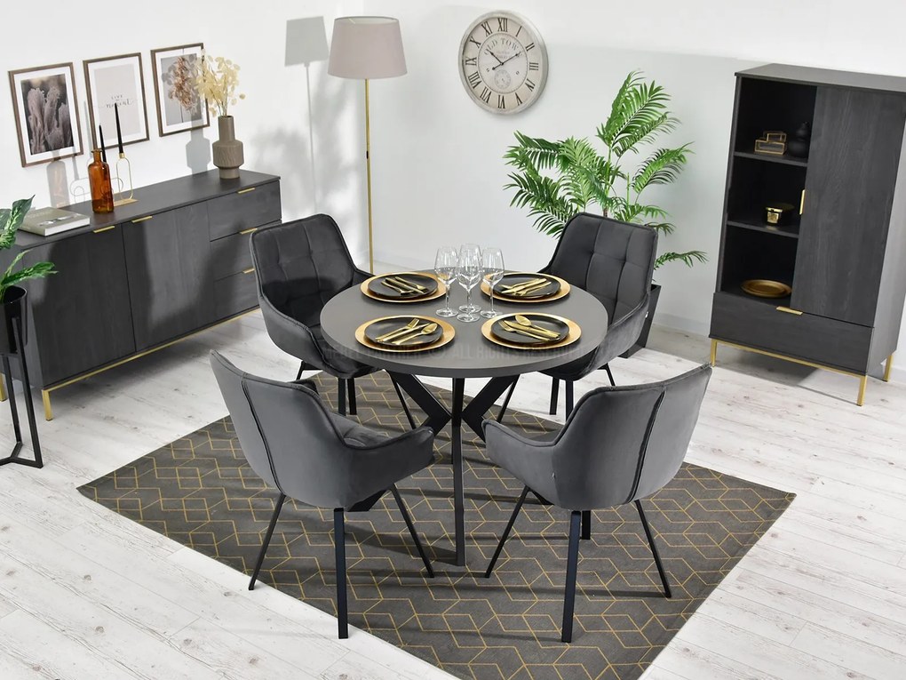 Scaun Aranbura (grafit + negru). Promo -14%. 1110900