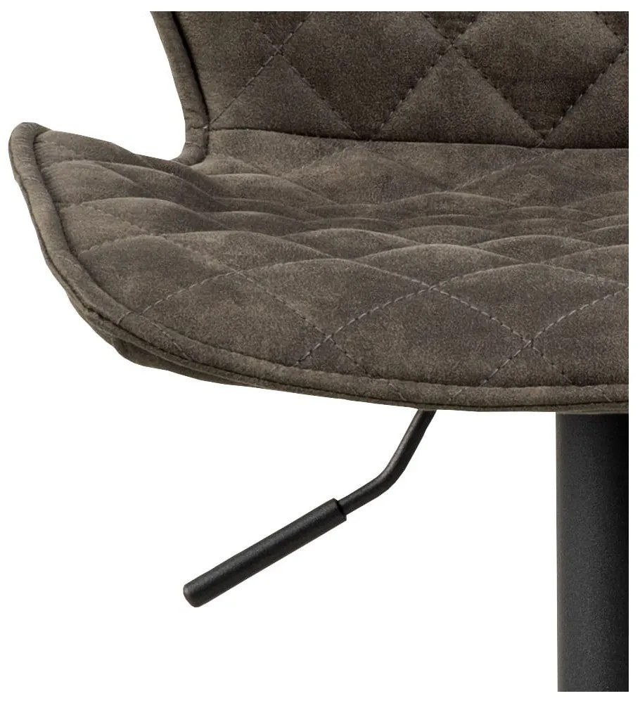 Scaune de bar verde-închis rotative 2 buc. 116 cm Naomi – Actona