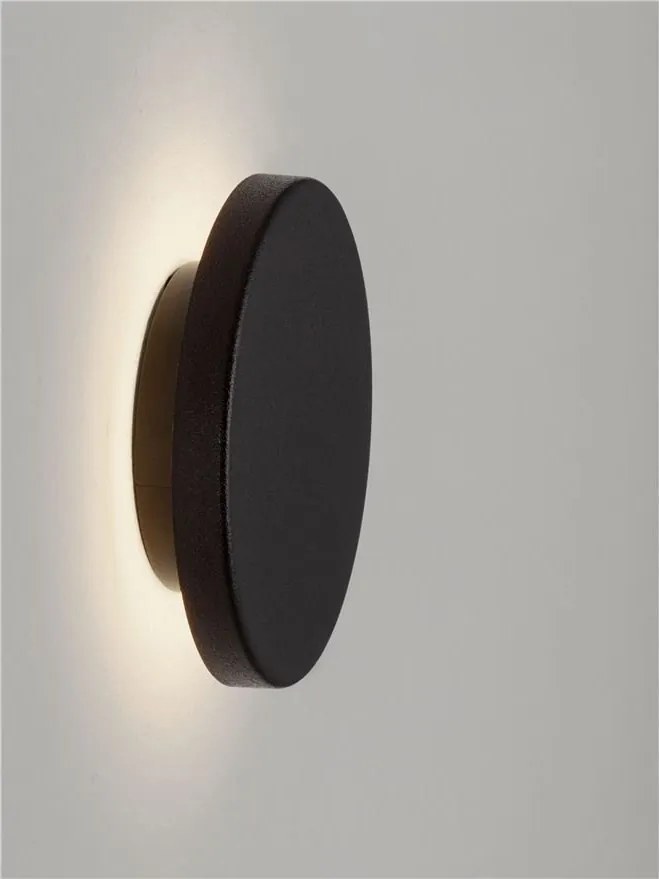 Aplica lumina ambientala pentru fatade IP65 ELLUX negru 10cm