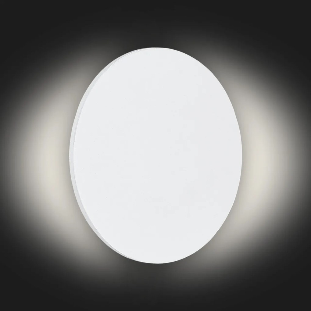 Aplica de perete cu lumina ambientala LED OREGON alb, 12cm
