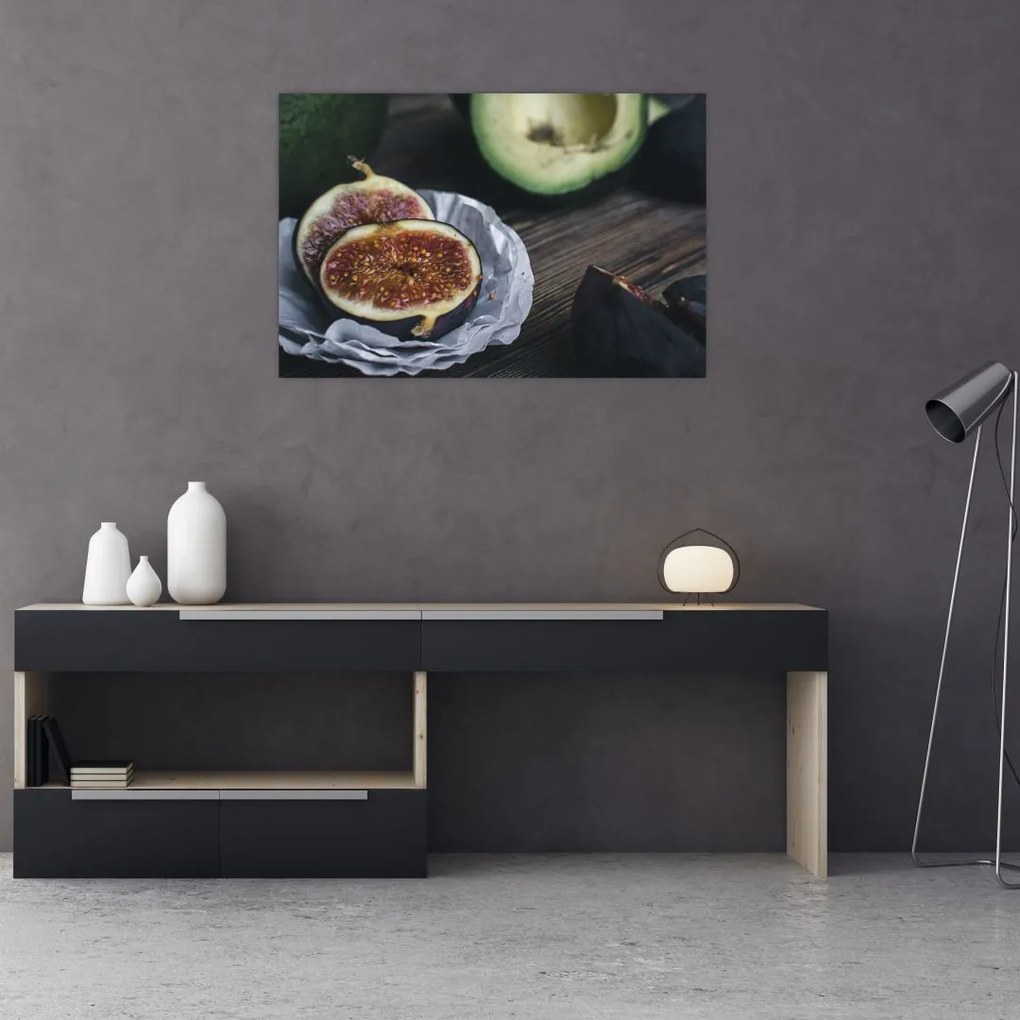 Tablou cu fistic și avocado (90x60 cm)