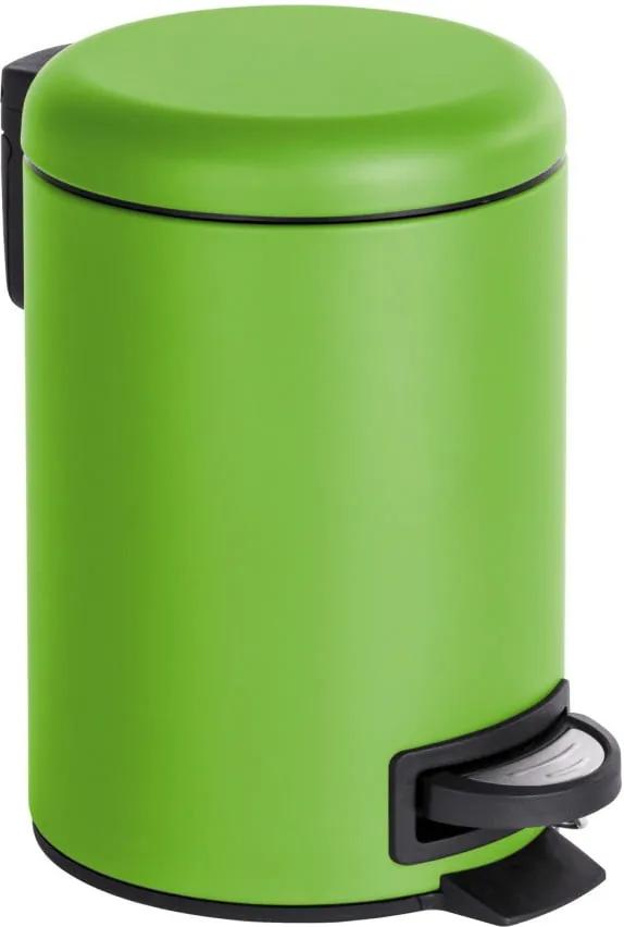 Coș de gunoi cu pedală Wenko Leman, 3 l, verde
