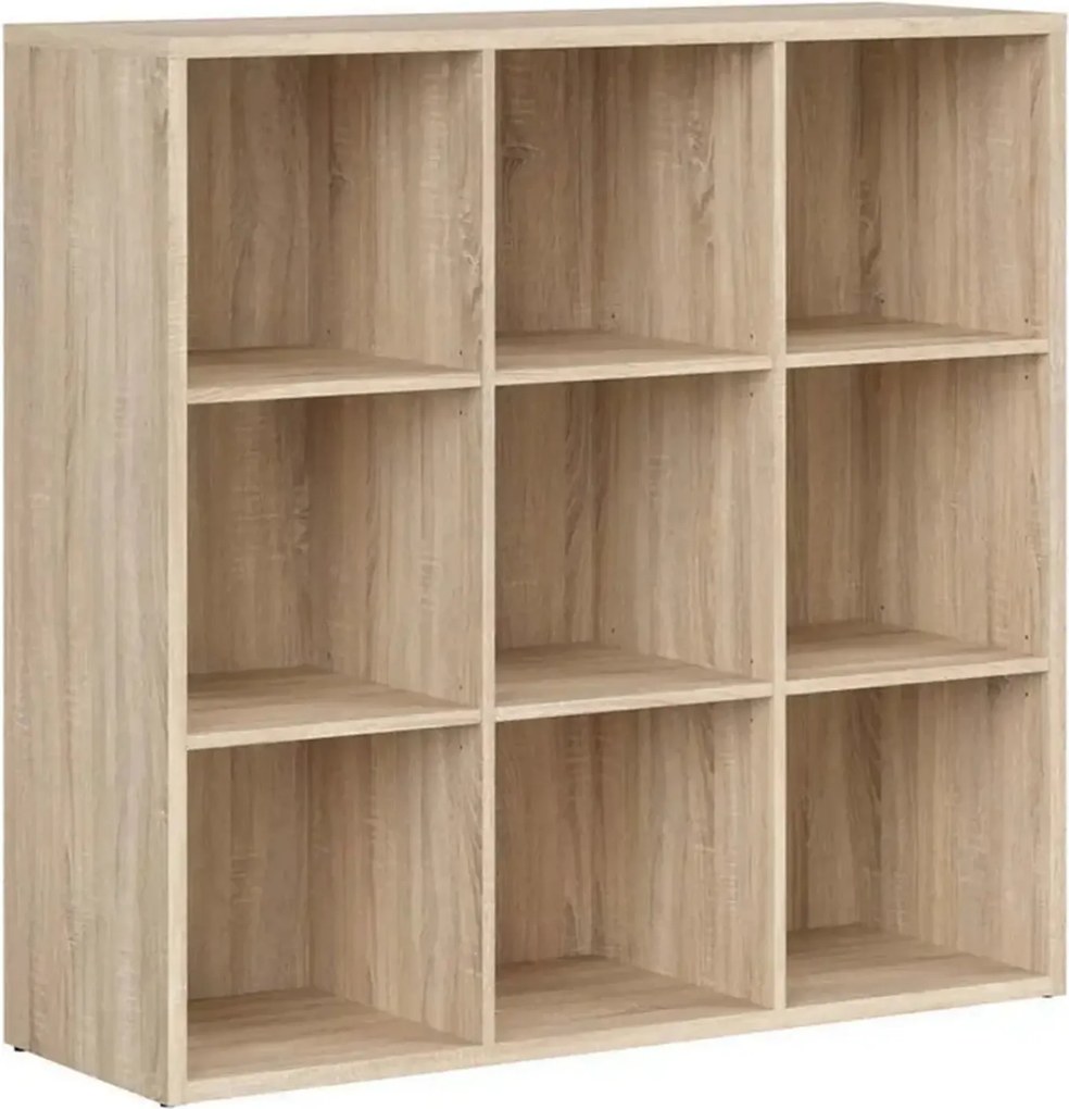 Biblioteca NEPO PLUS, stejar sonoma, PAL, 114x39x111 cm