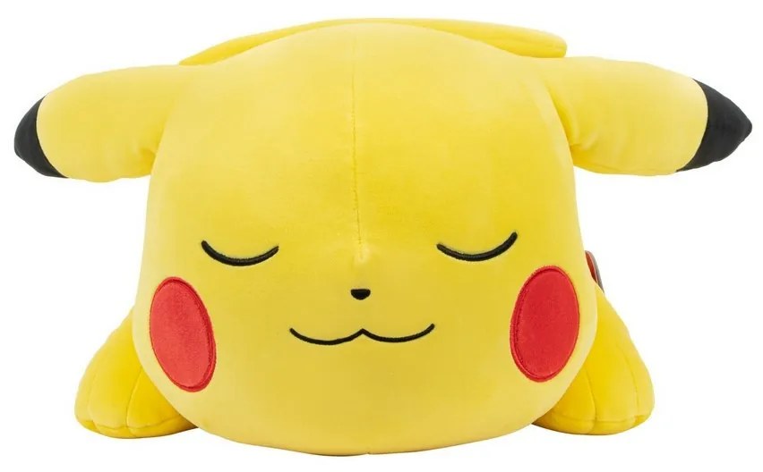 Pluș Pokémon Pikachu de dormit, 45 cm