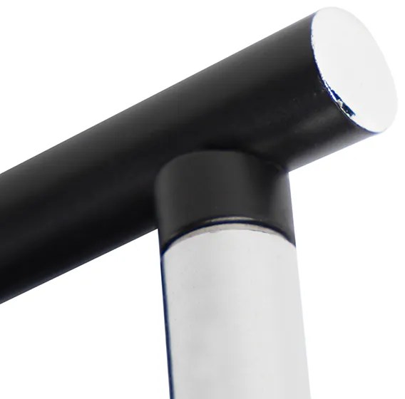 Spotlight modern cu 4 lumini negru cu interior auriu - Buell Deluxe