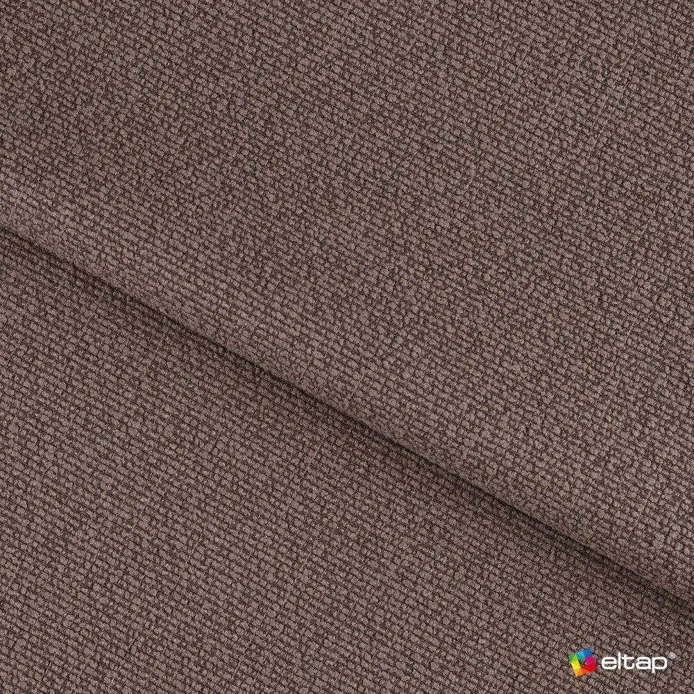 Pat matrimonial maro tapițat cu spațiu de depozitare cu somieră 140x200 cm Carilla – ELTAP