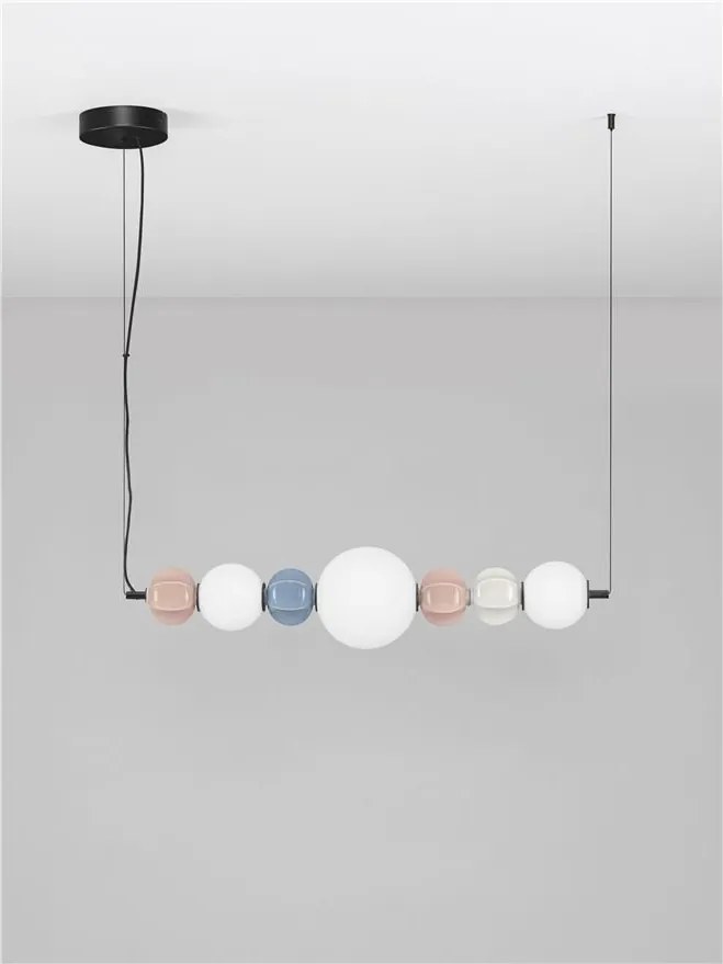 Lustra LED cu ceramica multicolora DAZZ