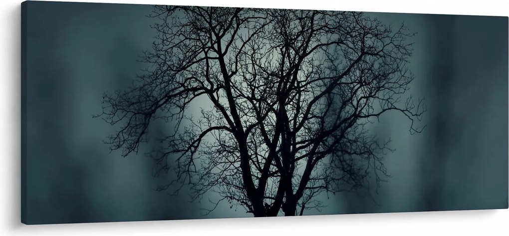 Tablou copaci în eclipsă (120x50 cm)