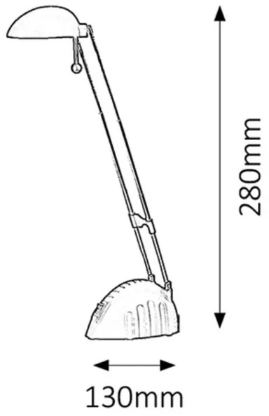 Rabalux 4335- Lampă de birou RONALD LED/5W/230V