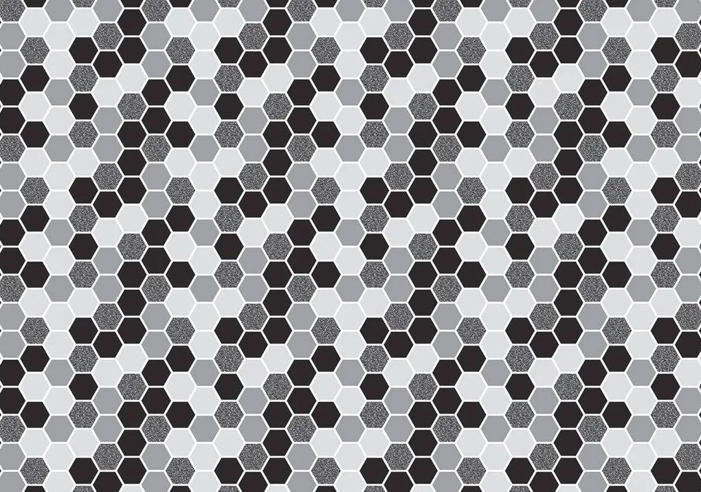 Fototapet - Hexagon mozaic (254x184 cm)