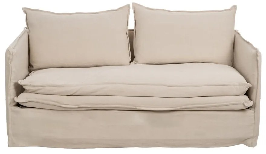 Canapea crem cu tapițerie din in 180 cm – Ixia