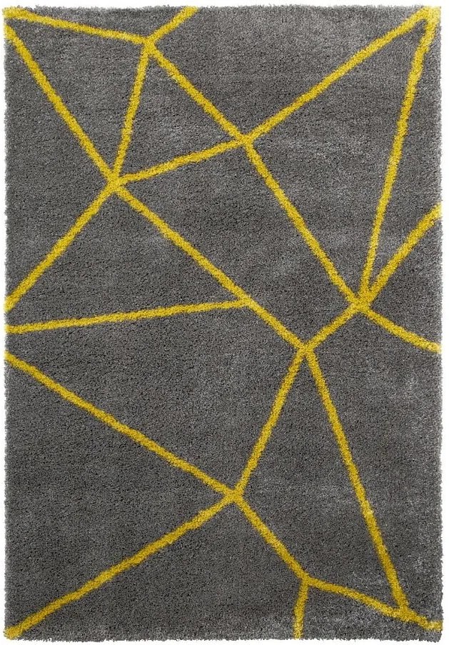 Covor Think Rugs Royal Nomadic Grey & Yellow, 160 x 230 cm, gri - galben