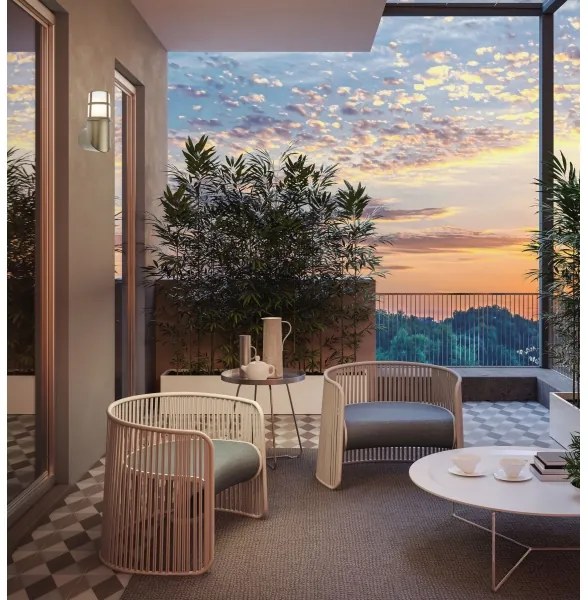 Aplică de exterior TRITON 1xE27/28W/230V IP54 alamă Redo 90196