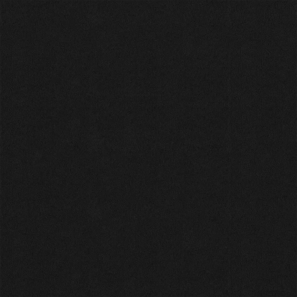 Paravan de balcon, negru, 120 x 600 cm, tesatura oxford Negru, 120 x 600 cm