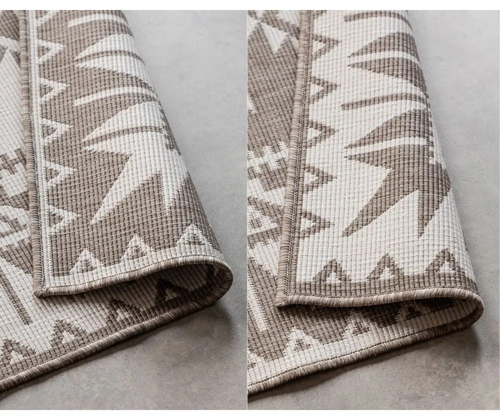 Covor de exterior maro/crem 160x230 cm Gemini – Elle Decoration