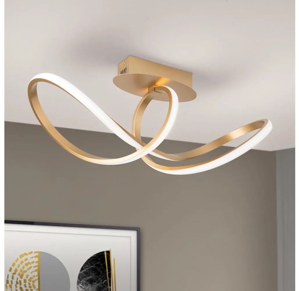 Lustră LED dimabilă aplicată Orion DL 7-694 CIRCUS LED/30W/230V auriu