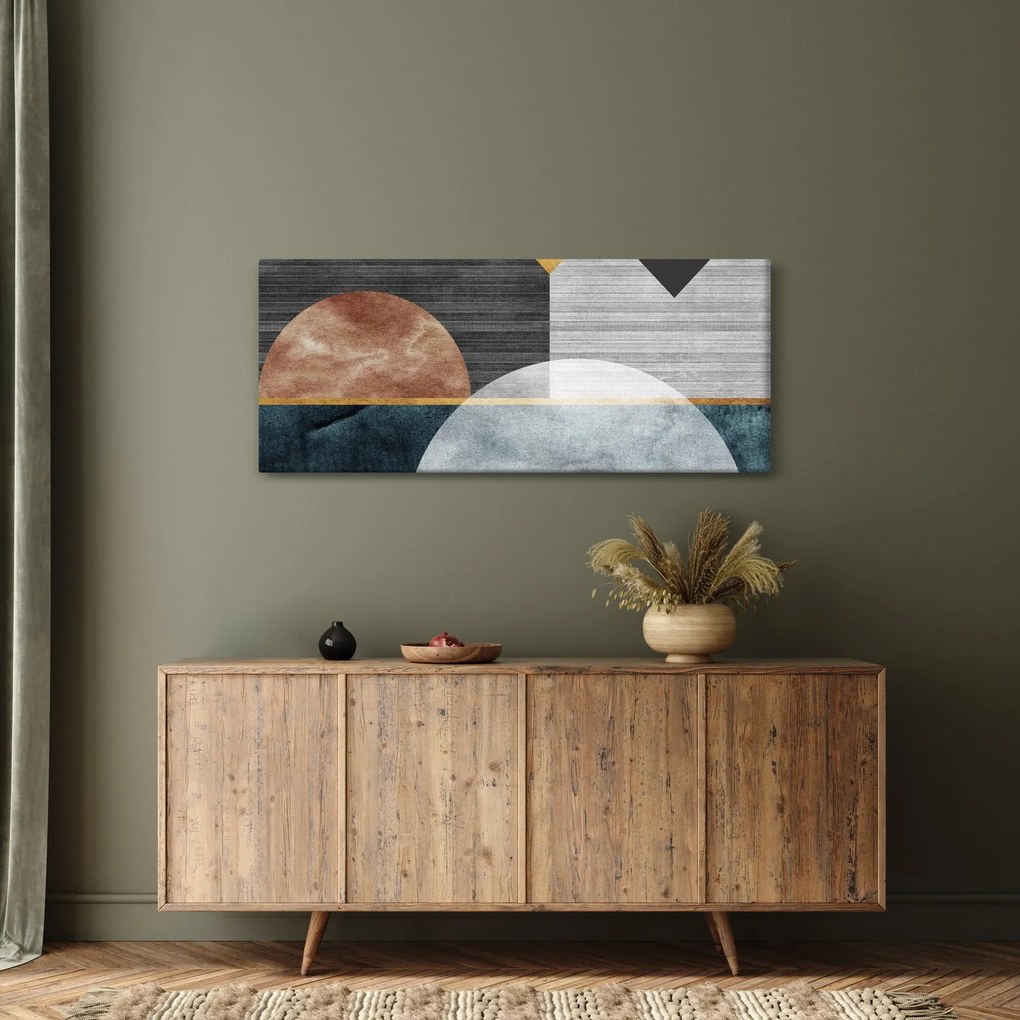 Tablou - Forme și texturi (120x50 cm)