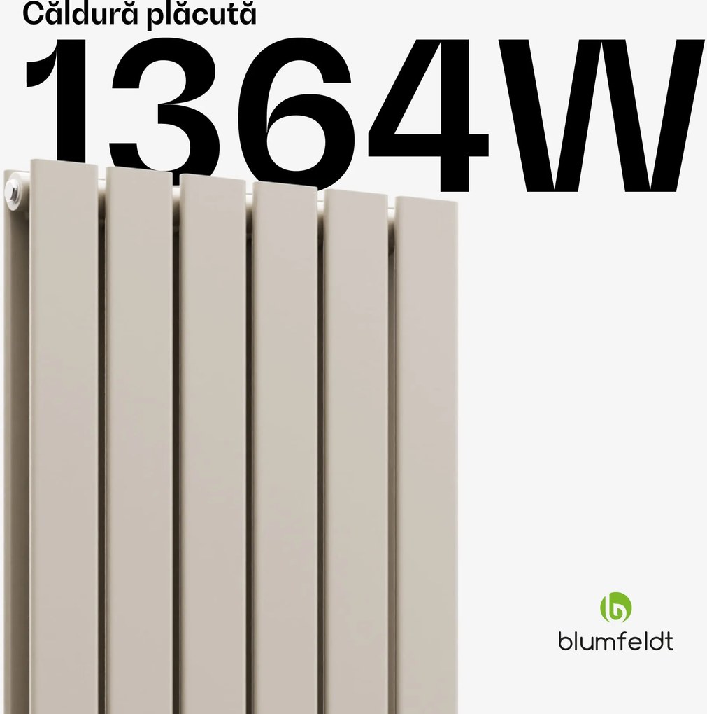 Blumfeldt Ontario radiator 180x45 Putere 1364 W
