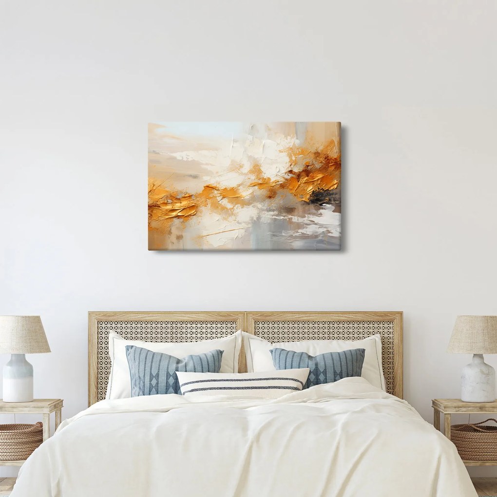 Tablou - Textura aurie (90x60 cm)
