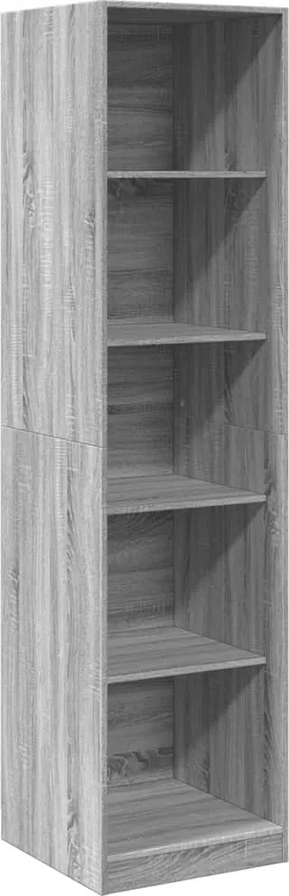 vidaXL Șifonier, sonoma gri, 50x50x200 cm, lemn prelucrat