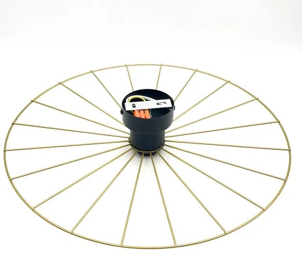 Aplică MONTANA 1xE27/15W/230V d. 45 cm auriu