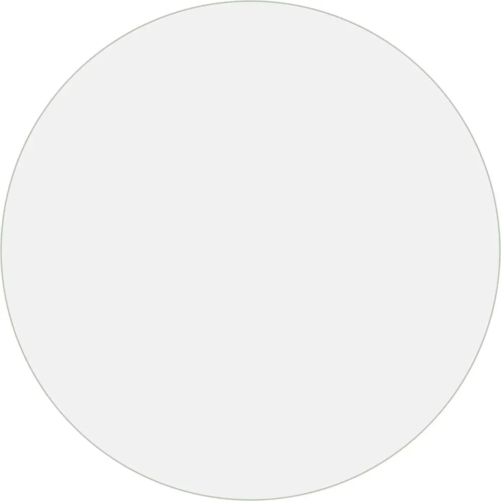 vidaXL Folie de protecție masă, transparent, Ø 70 cm, PVC, 1,6 mm