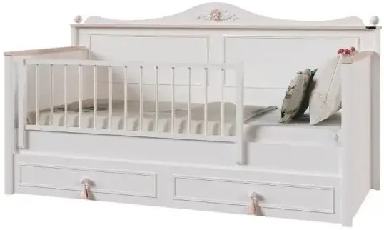 Pat Montessori 90*200 cu pat suplimentar si protectie copii,Alya