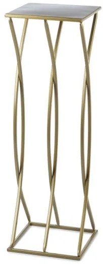 Suport pentru flori 75x23 cm, culoare aurie