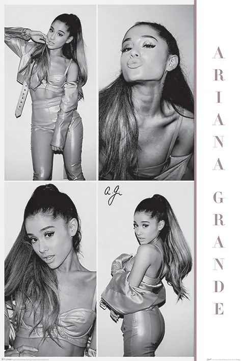 Poster Ariana Grande - Black & White