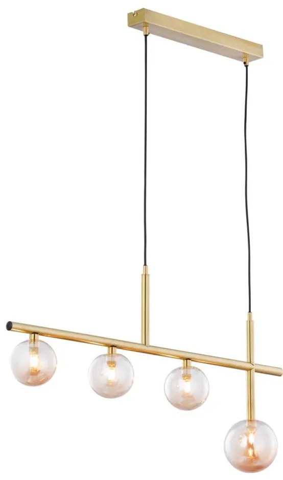 Jupiter 1899 - Lustră suspendată pe cablu NEPTUN 4xG9/14W/230V, auriu