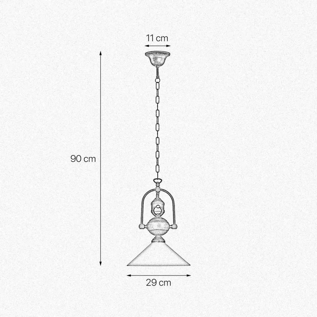 Pendul stil clasic italian din alama Fiordo