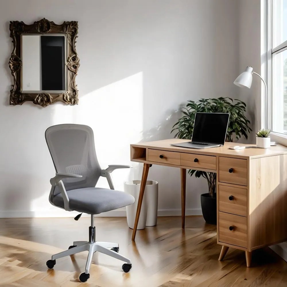 Scaun de birou pentru copii din mesh OFF 433 gri